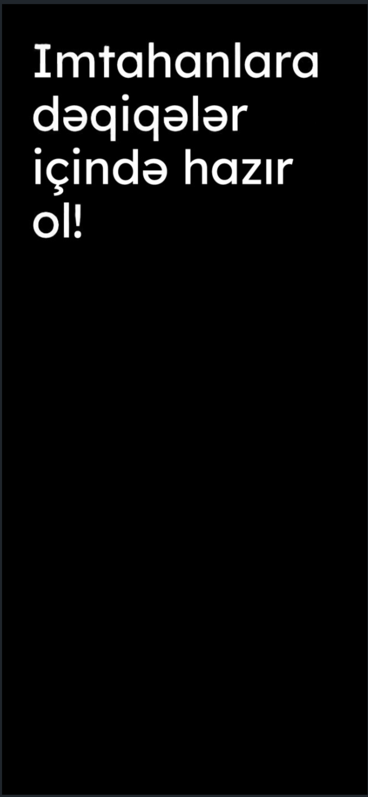 İmtahanlar App ekran görüntüsü